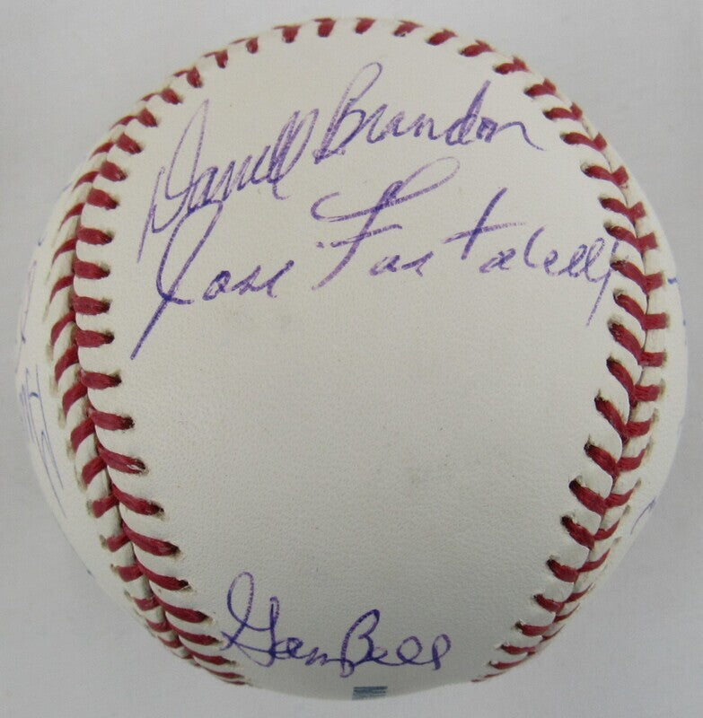 1967 American League Champion Boston Red Sox Signed Rawlings Baseball JSA LOA YY40886