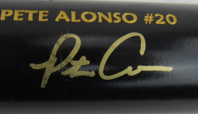 Pete Alonso Signed Mets ROTY Baseball Bat #22/500 MLB BCF18637754
