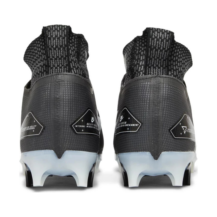 Ohio State Football Team Issued Nike Alpha Menace Elite 3 Wd P Black/White - Iron Grey Pair of Cleats