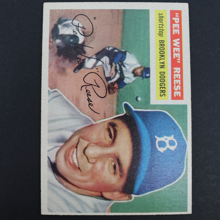 Pee Wee Reese Los Angeles Dodgers 1956 Topps Baseball Card