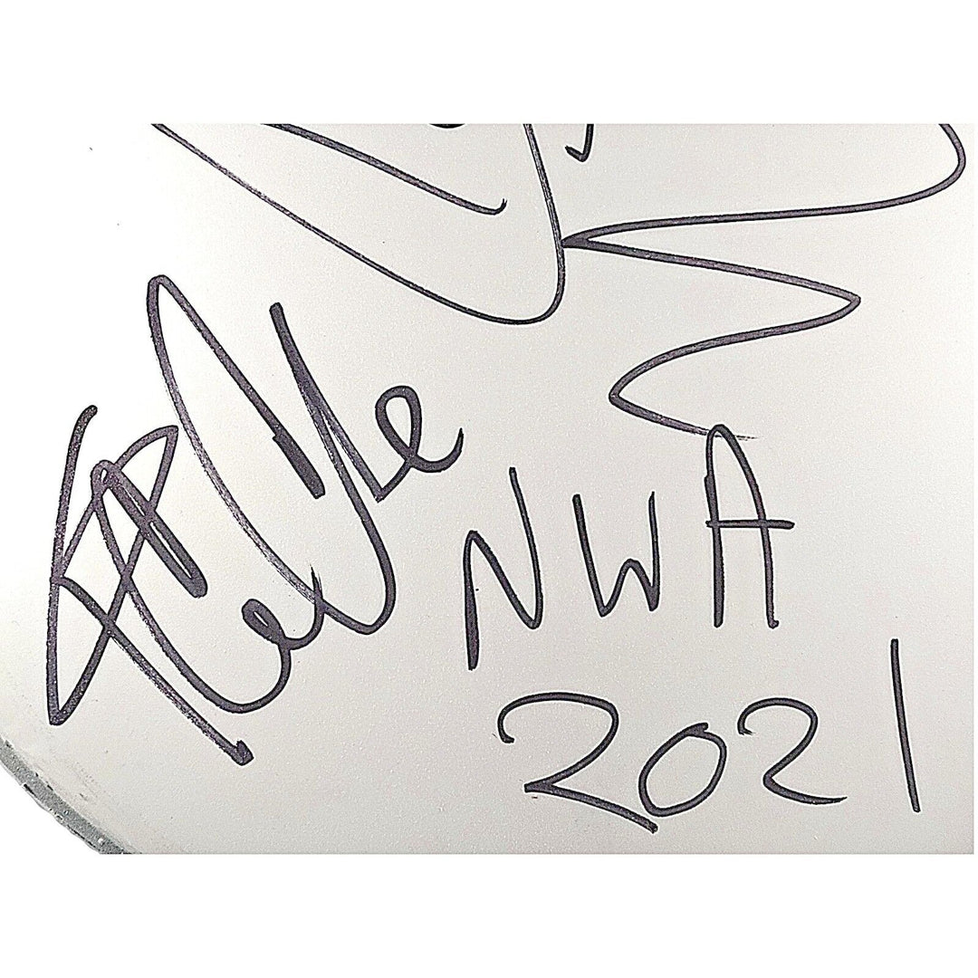 Ice Cube DJ Yella NWA Signed Drumhead Straight Outta Compton Rap Hip Hop Beckett COA