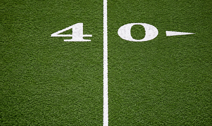 University of Michigan Authentic '40-' Yard Line Game Used Michigan Stadium Field Section (Pre-Order)