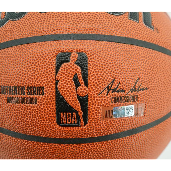 Jose Alvarado New York Knicks Autographed Wilson NBA Basketball CX Auth