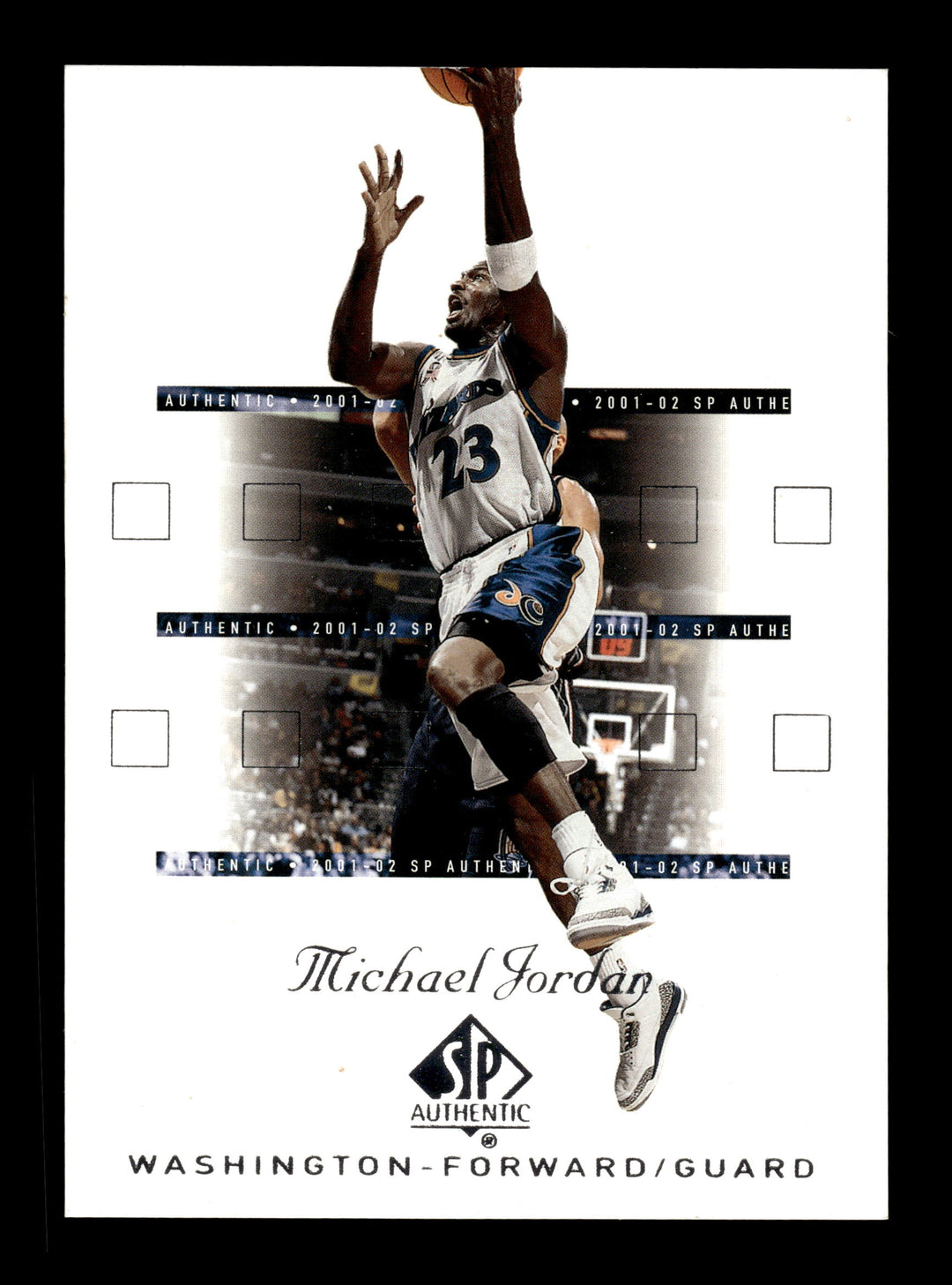 2001-02 SP Authentic #SPA-1 Michael Jordan SAMPLE