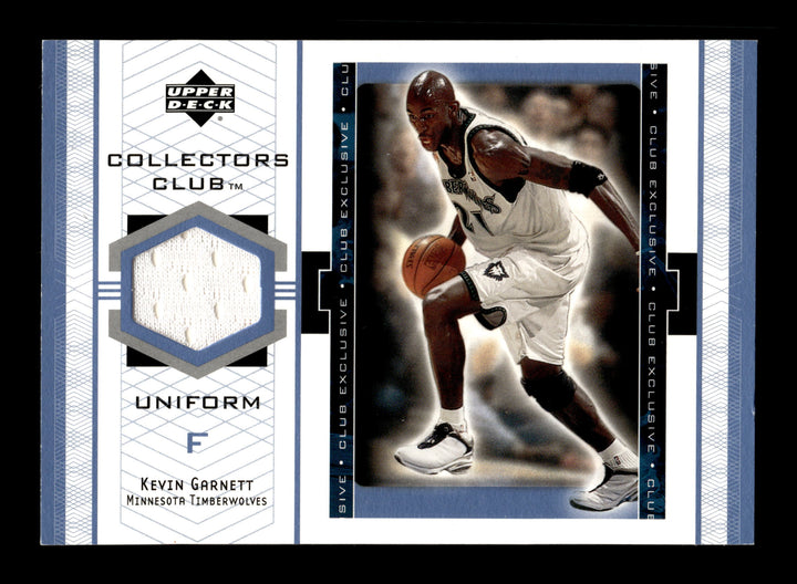 2001-02 Upper Deck Club Exclusive #KG-U Kevin Garnett PATCH