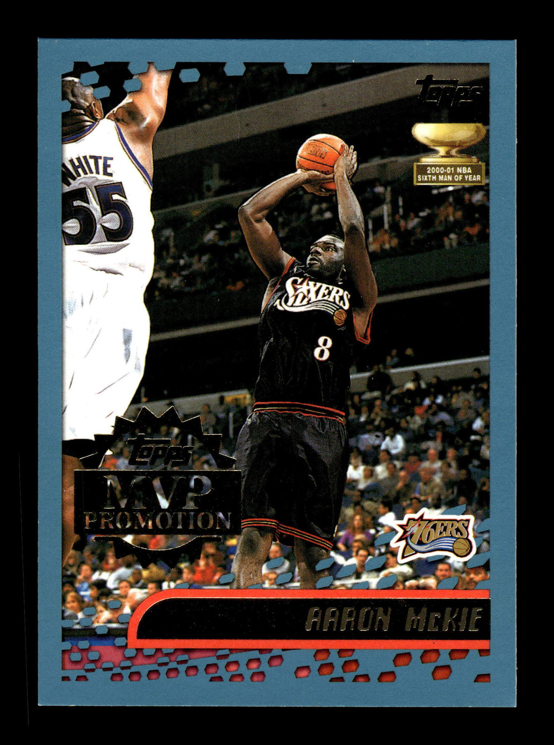 2001-02 Topps #76 Aaron McKie MVP PROMOTION 100 MADE