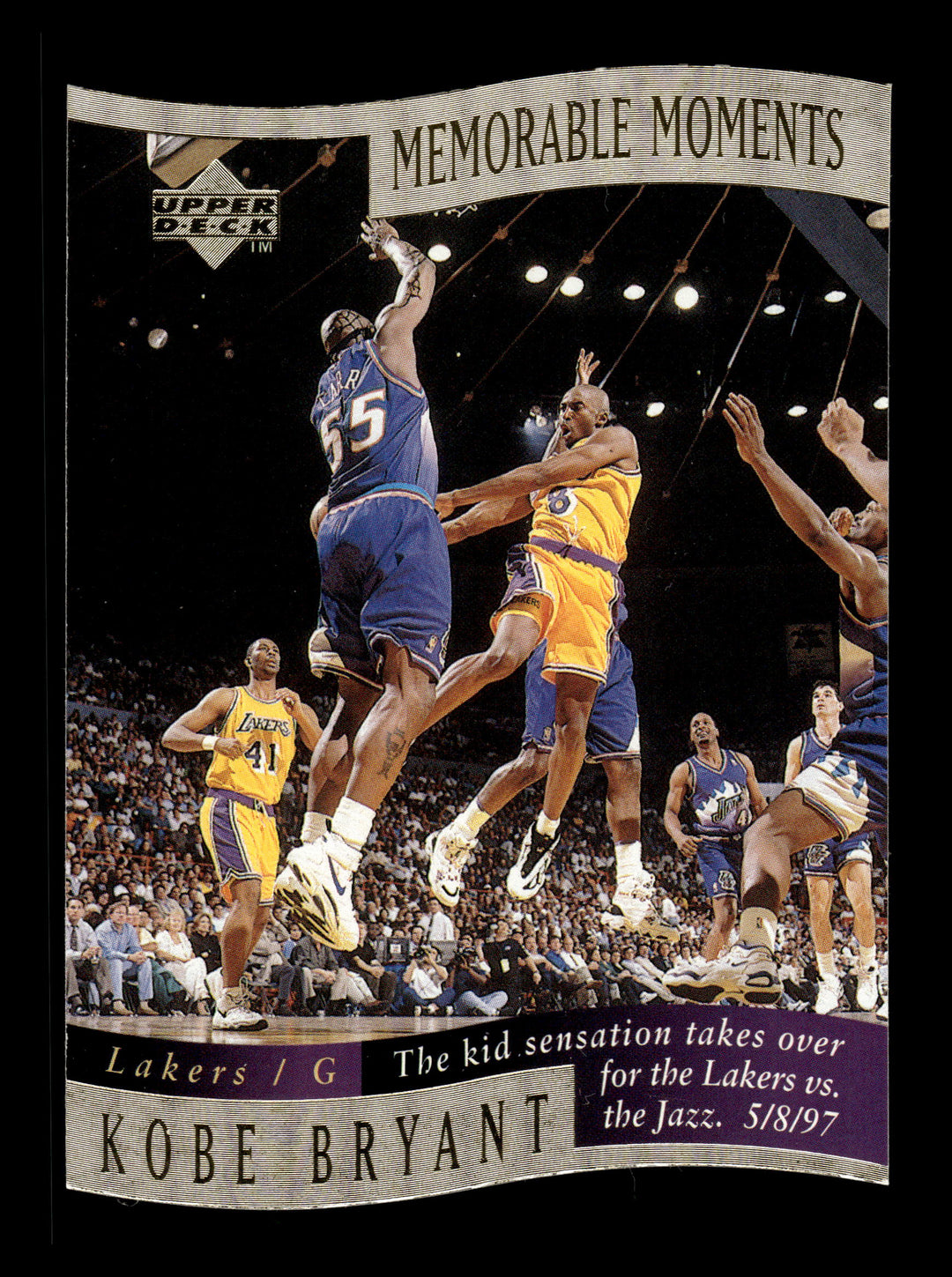 1997-98 Collector's Choice #4 Kobe Bryant Memorable Moments