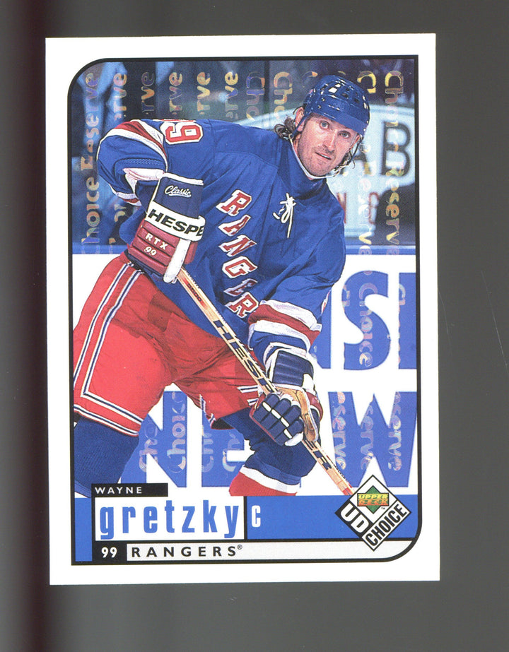 1998-99 UD Choice #128 Wayne Gretzky Choice Reserve