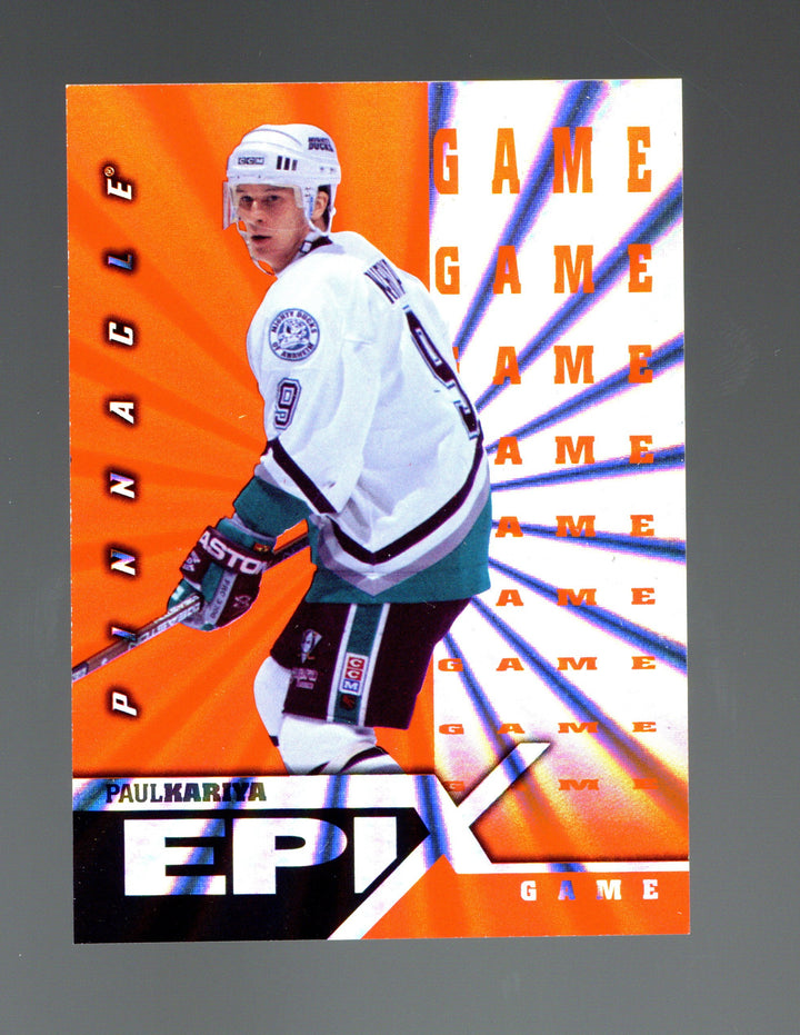 1997-98 Pinnacle - Epix Orange #E19 Paul Kariya
