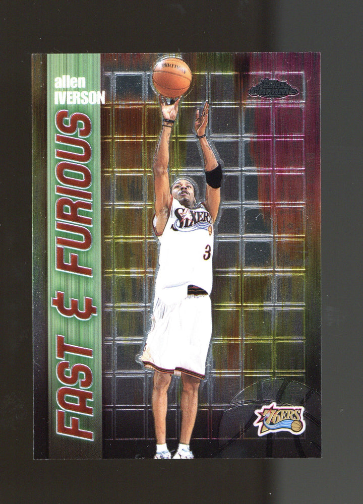 2001-02 Topps Chrome #FF02 Allen Iverson Fast and Furious