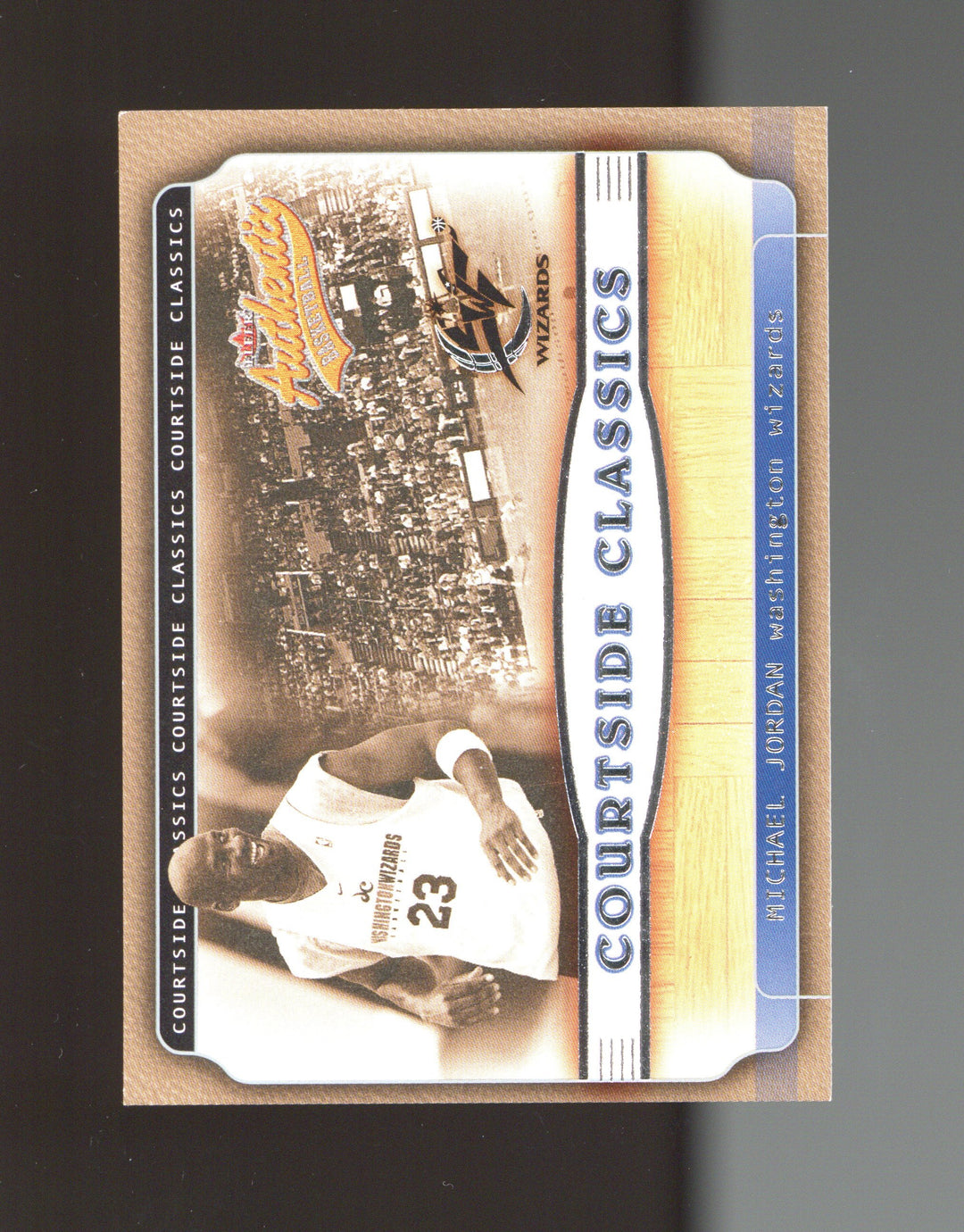 2001-02 Fleer Authentix #15 CC Michael Jordan Courtside Classics