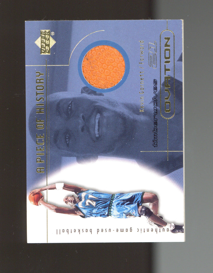 2000-01 Upper Deck Ovation #KG-B Kevin Garnett A Piece of History