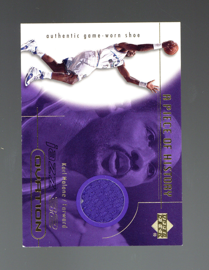 2000-01 Upper Deck Ovation #KM-S Karl Malone A Piece of History