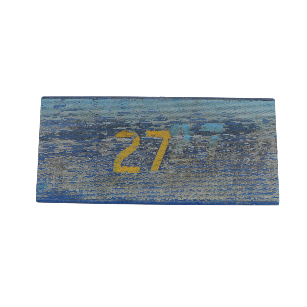 Michigan Wolverines Authentic 60's-90's Big House Fiberglass #27 Bleacher Seat