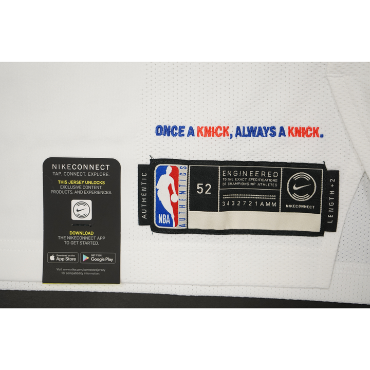 New York Knicks Authentic Nike Blank White Jersey Size 52+2
