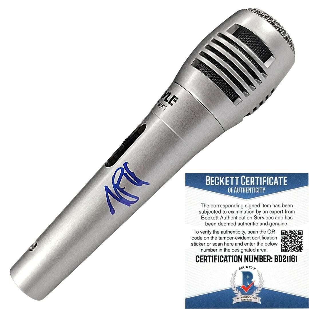 Alex Pall The Chainsmokers Signed Microphone BAS Auth Auto COA Proof Mic