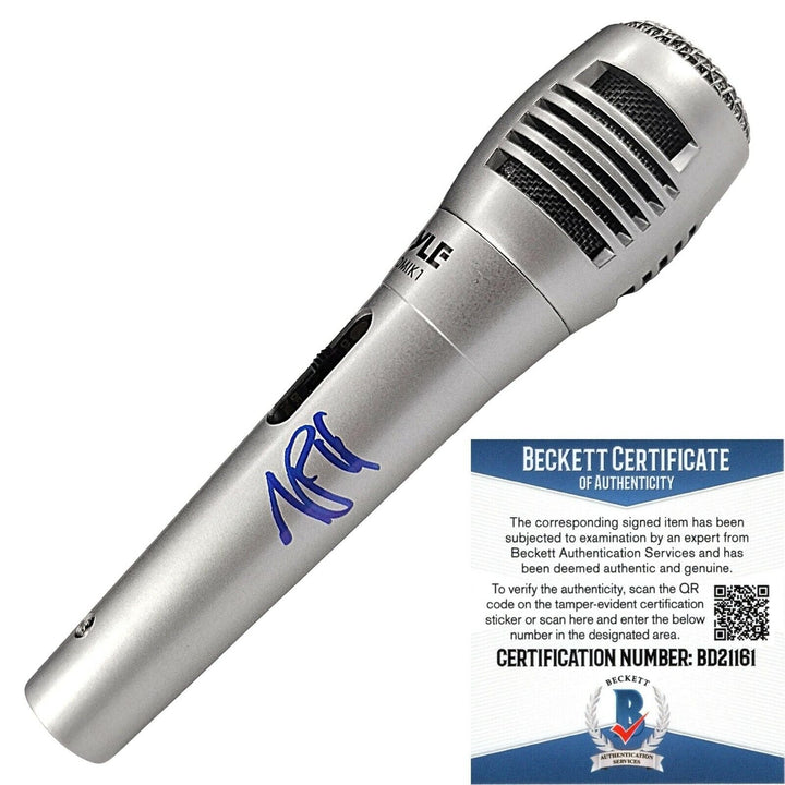Alex Pall The Chainsmokers Signed Microphone BAS Auth Auto COA Proof Mic
