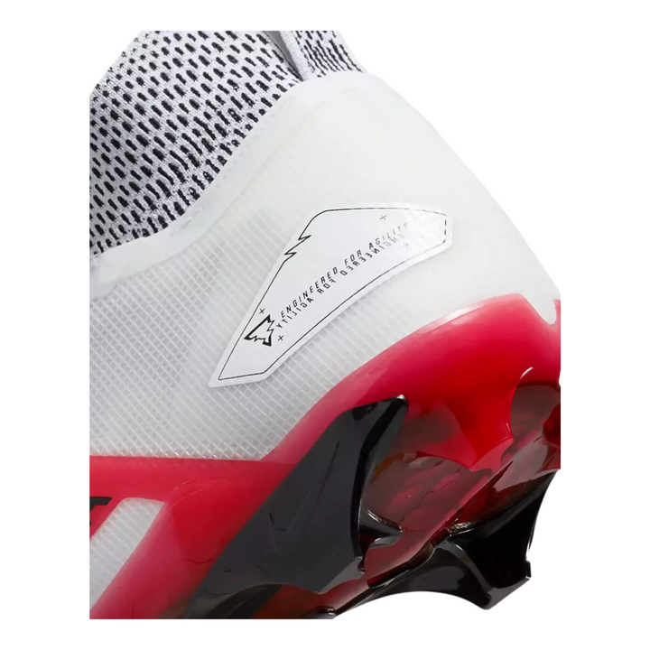 Ohio State Football Team Issued Nike Alpha Menace Elite 3 P White/Black/University Red Cleats