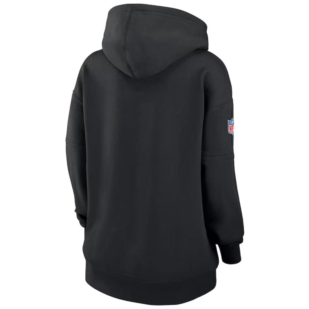 Dallas Cowboys Black Nike Crucial Catch Intercept Cancer Hoodie