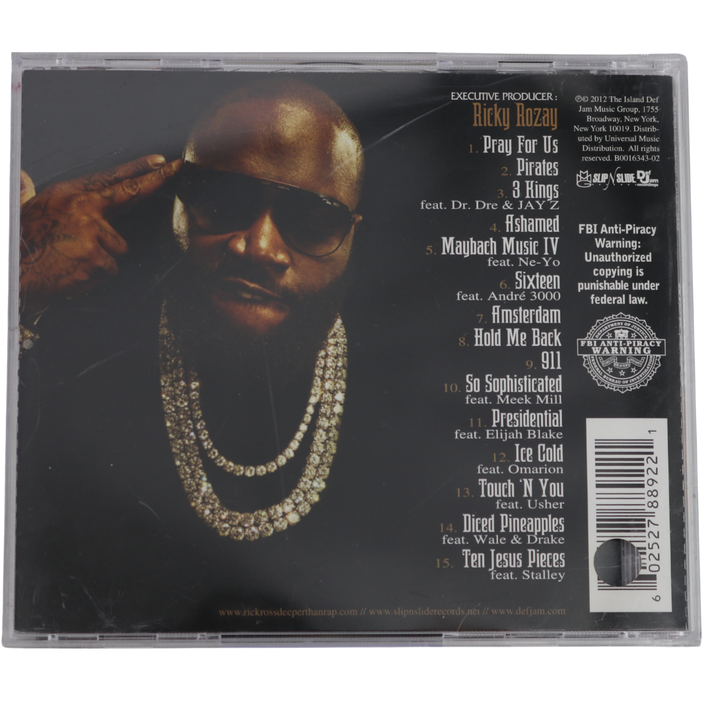 Rick Ross Autographed God Forgives, I Don't CD