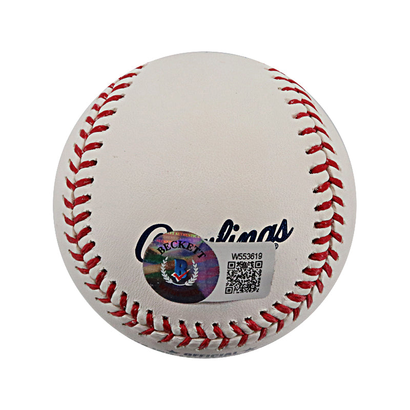 Ronald Acuna Atlanta Braves Autographed Signed OMLB Baseball (Beckett Holo)
