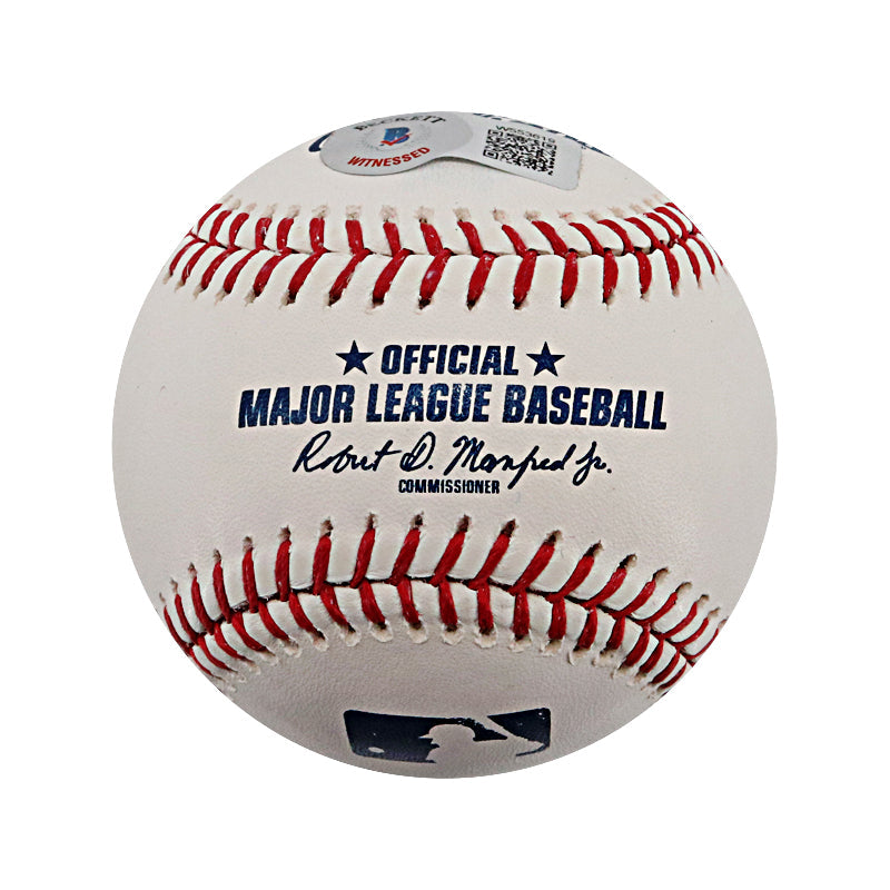 Ronald Acuna Atlanta Braves Autographed Signed OMLB Baseball (Beckett Holo)