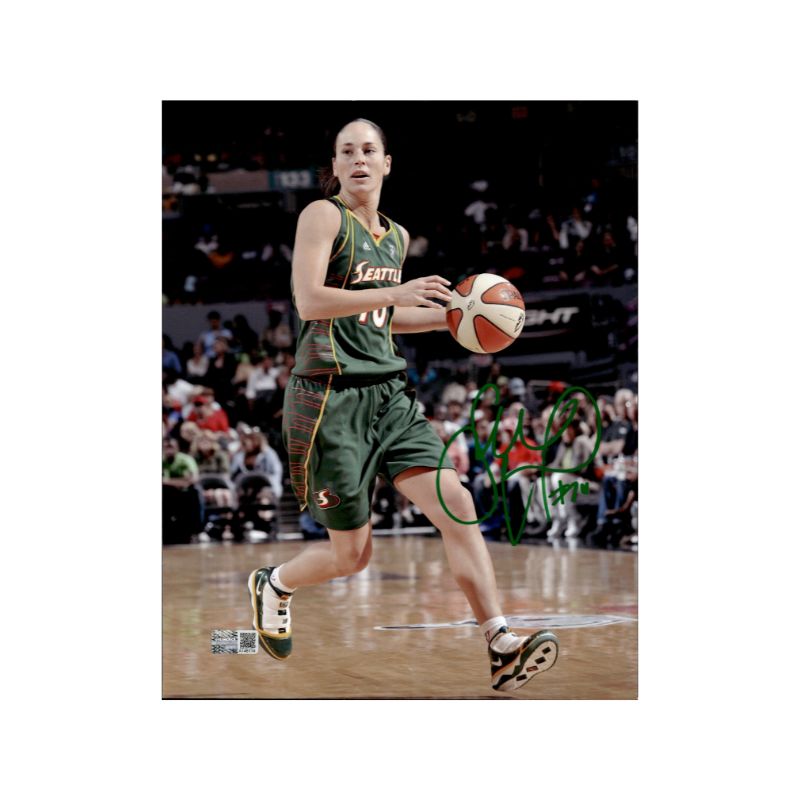 Sue Bird Seattle Storm Autographed 2009 Throwback 8x10 Photograph (CX Auth)