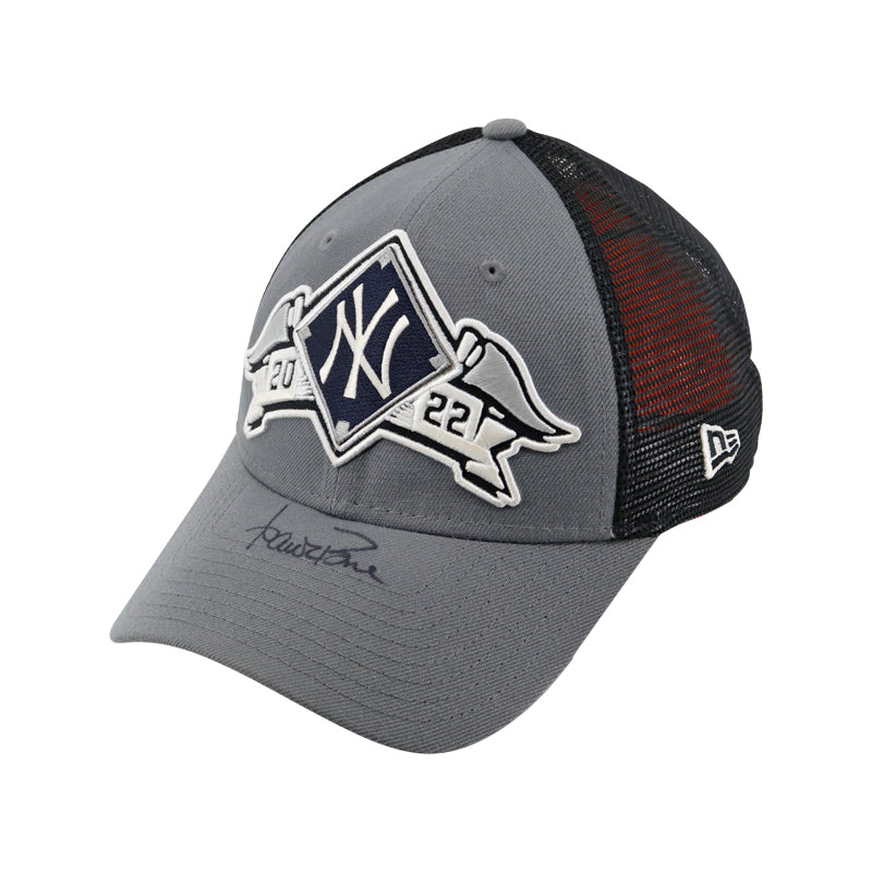 Aaron Boone New York Yankees Autographed 2022 Postseason Worn Adjustable Hat (Boone LOA / CX Auth)