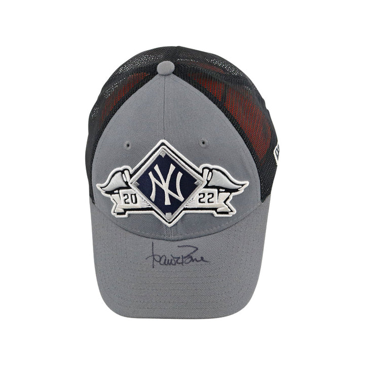 Aaron Boone New York Yankees Autographed 2022 Postseason Worn Adjustable Hat (Boone LOA / CX Auth)