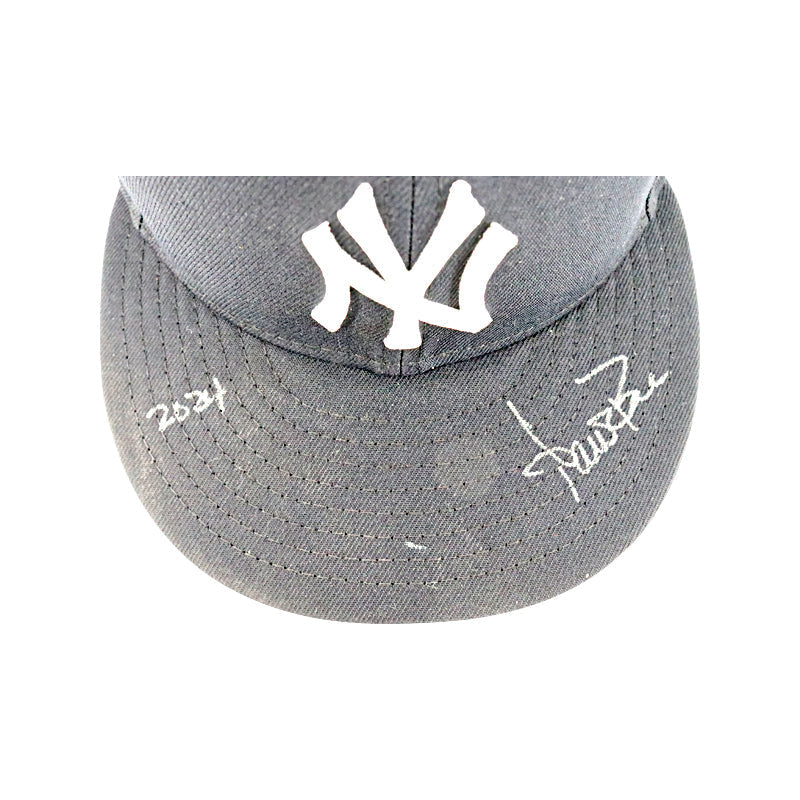 Aaron Boone New York Yankees Autographed Signed 2024 Game Used Yankee Hat - Sz 7 (B) (Aaron Boone LOA)