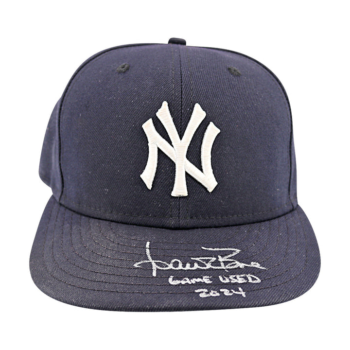Aaron Boone New York Yankees Autographed Signed 2024 Game Used Yankee Hat (D) (Aaron Boone LOA)