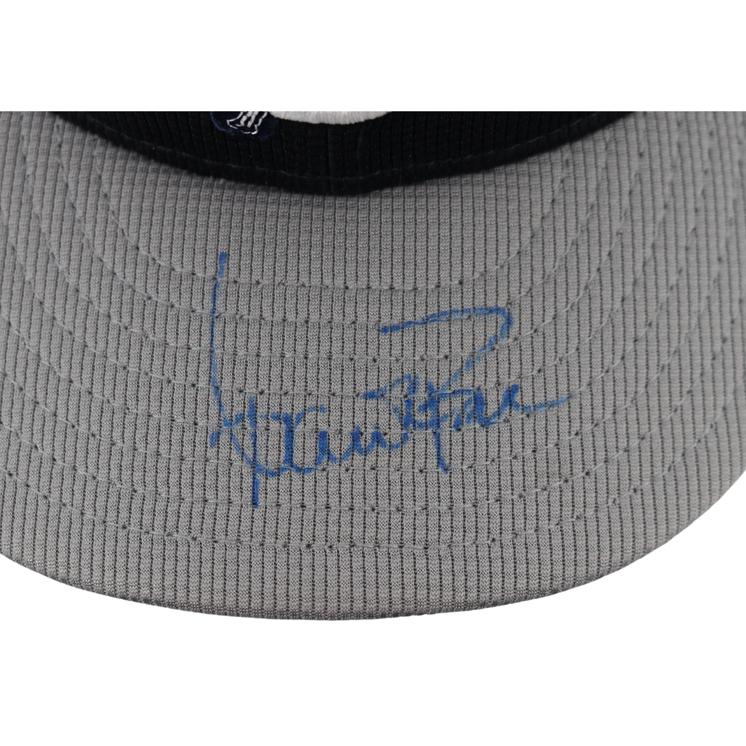 Aaron Boone Yankees Autographed Game Used 2025 Road Batting Practice Hat CX Auth