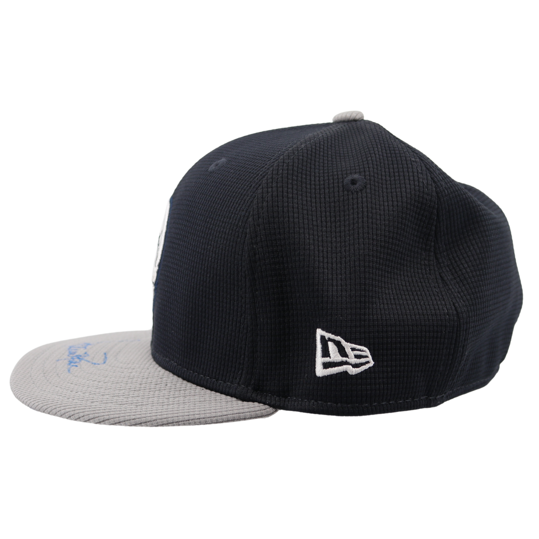 Aaron Boone Yankees Autographed Game Used 2025 Road Batting Practice Hat CX Auth
