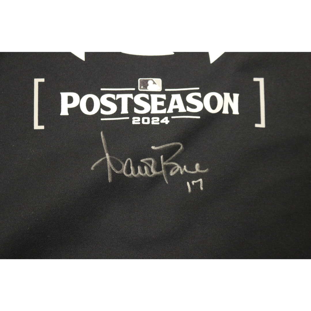 Aaron Boone Yankees Autographed Game Used 2024 Postseason Hoodie (CX Auth)