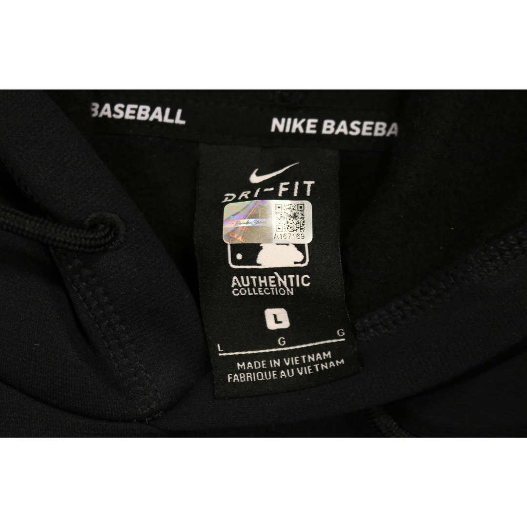 Aaron Boone Yankees Autographed Game Used 2024 Postseason Hoodie (CX Auth)