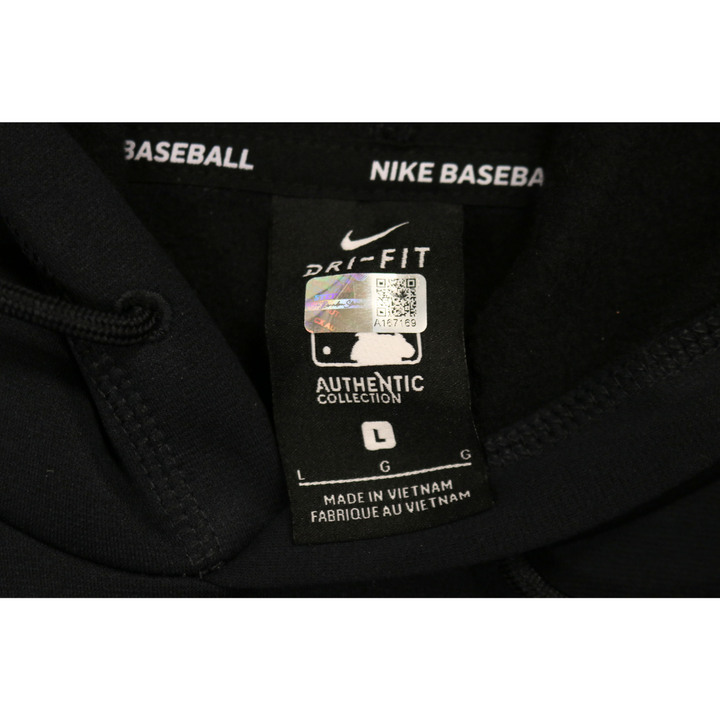Aaron Boone Yankees Autographed Game Used 2024 Postseason Hoodie (CX Auth)