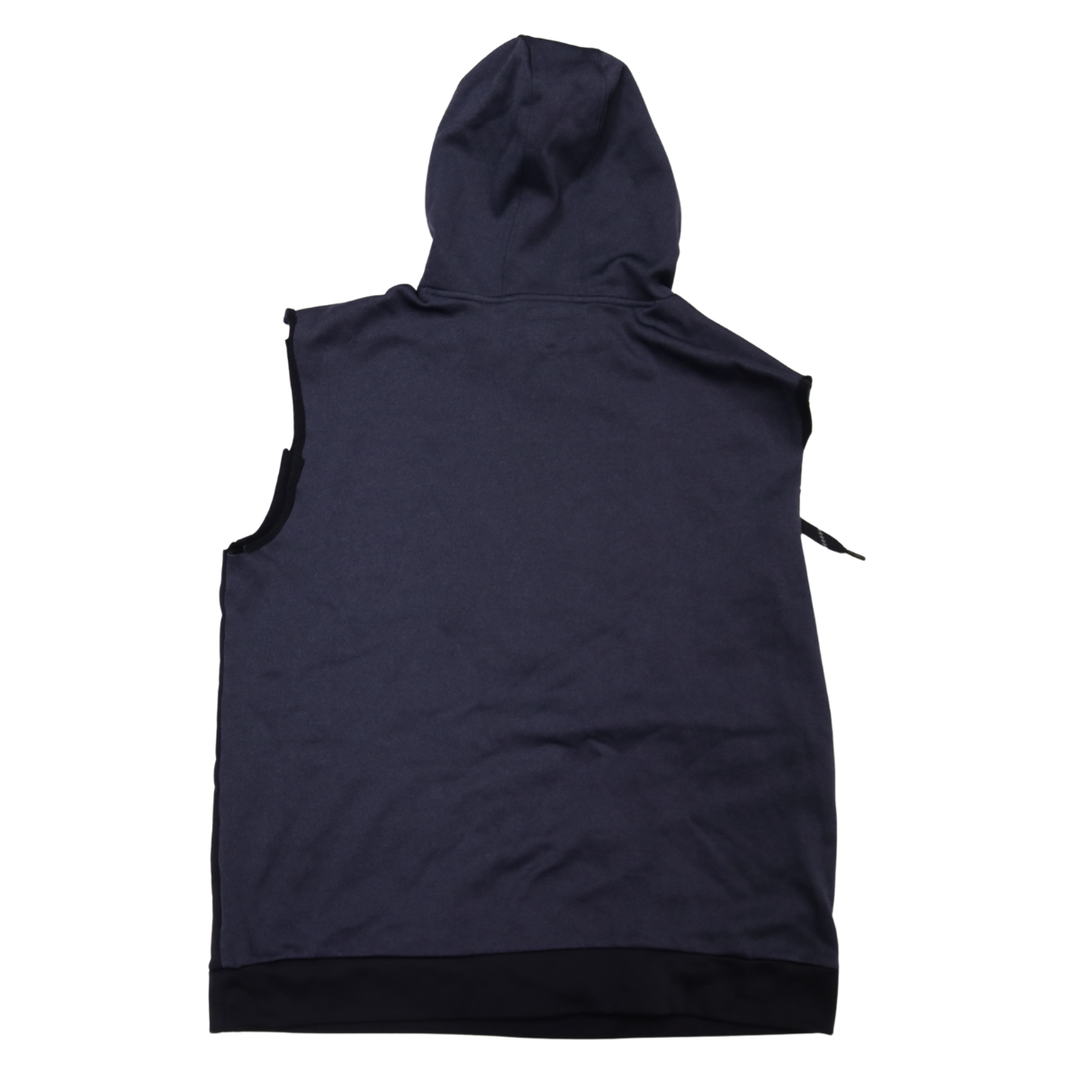 Aaron Boone New York Yankees 2019 Game Used 2019 Playoffs Cutoff Hoodie  Size L