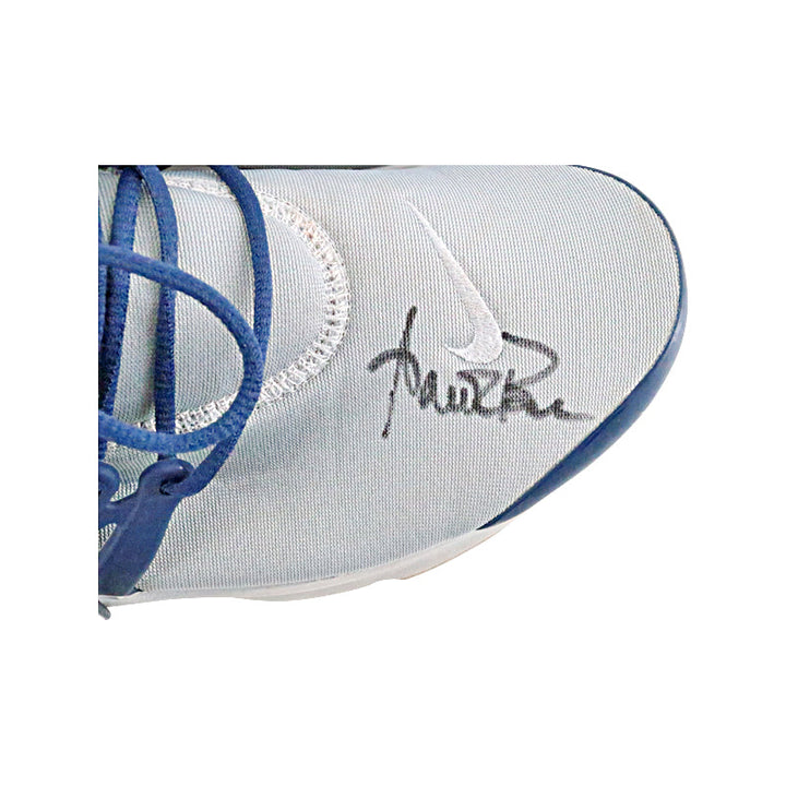Aaron Boone New York Yankees Autographed Signed 2024 Game Used Blue/Grey Nike Air Presto #17 Model Sneakers - Sz 11 (Aaron Boone LOA)