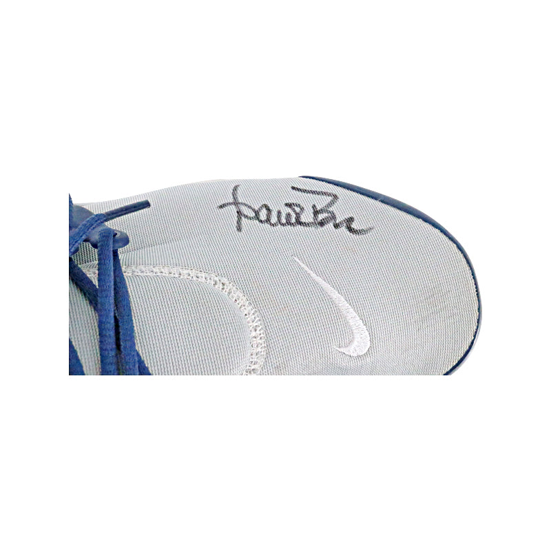 Aaron Boone New York Yankees Autographed Signed 2024 Game Used Blue/Grey Nike Air Presto #17 Model Sneakers - Sz 11 (Aaron Boone LOA)