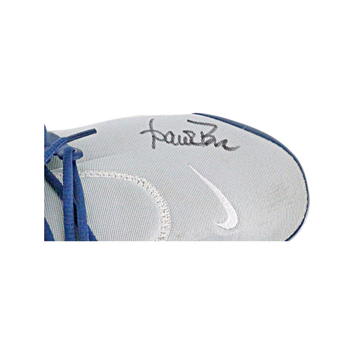 Aaron Boone New York Yankees Autographed Signed 2024 Game Used Blue/Grey Nike Air Presto #17 Model Sneakers - Sz 11 (Aaron Boone LOA)