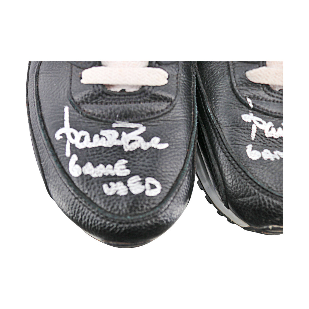 Aaron Boone New York Yankees Autographed Signed 2024 Game Used Nike Black/White/Grey Air Max Sneakers (Aaron Boone LOA)