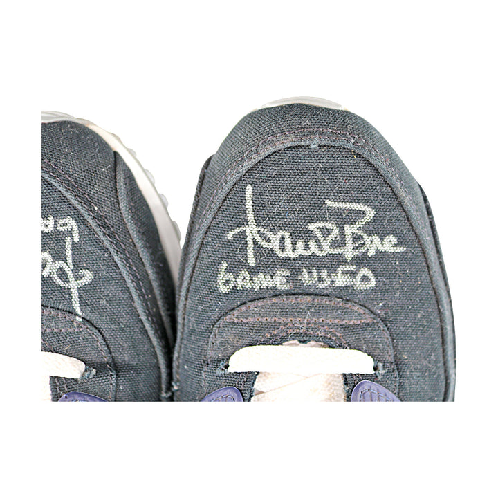 Aaron Boone New York Yankees Autographed Signed 2024 Game Used Nike Navy/White/White Air Max Sneakers (Aaron Boone LOA)