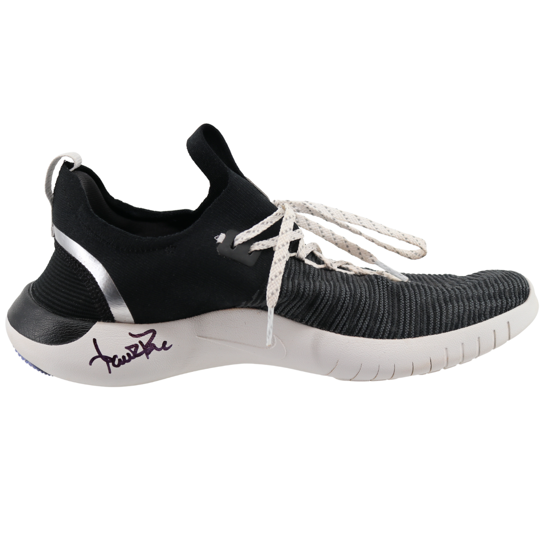 Aaron Boone Yankees Autographed 2025 Game Used Black Nike Free Shoes (CX Auth)