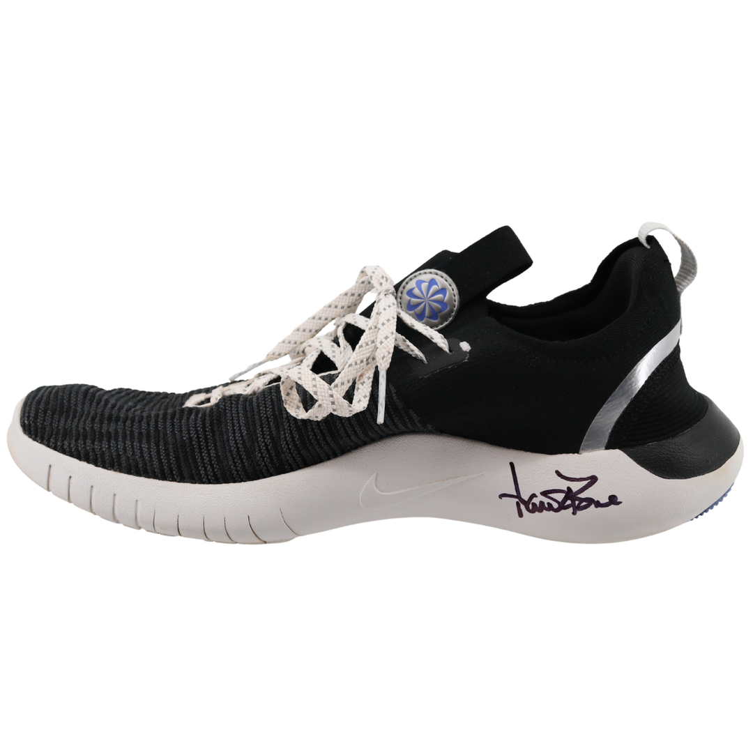 Aaron Boone Yankees Autographed 2025 Game Used Black Nike Free Shoes (CX Auth)