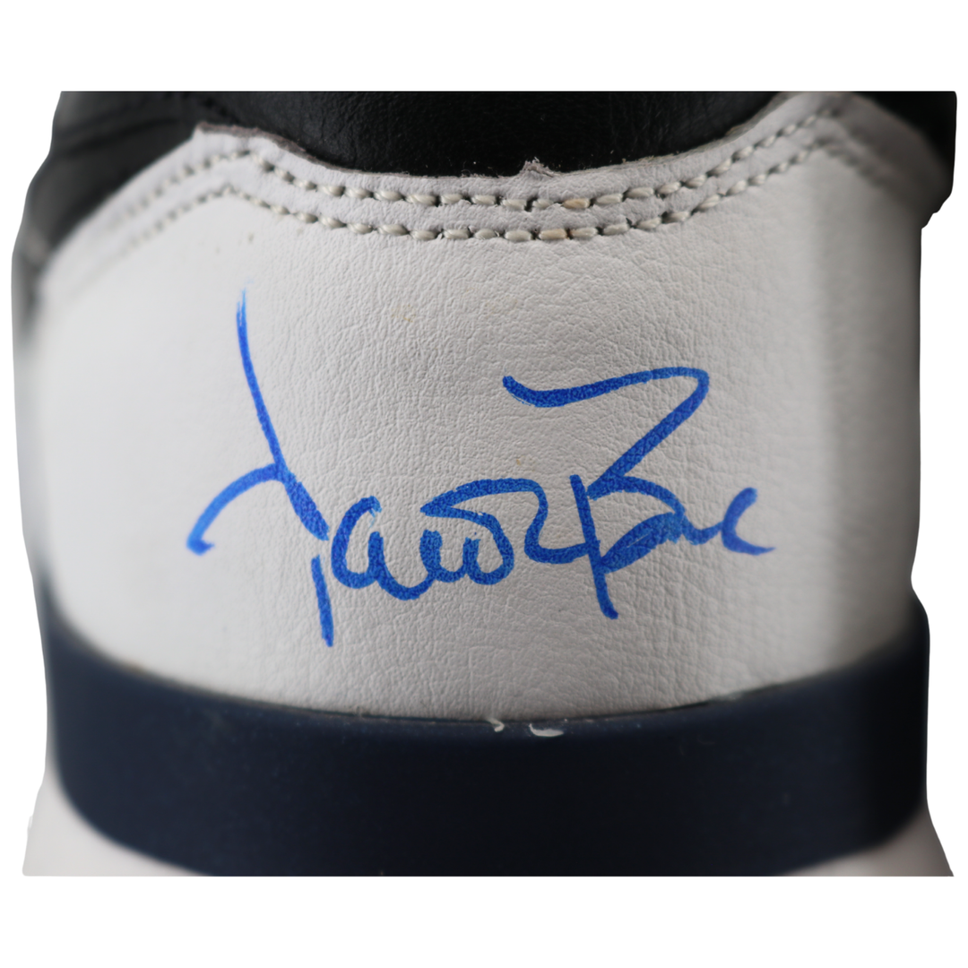 Aaron Boone Yankees Autographed 2025 Game Used White/Navy Nike AJB Shoes CX Auth