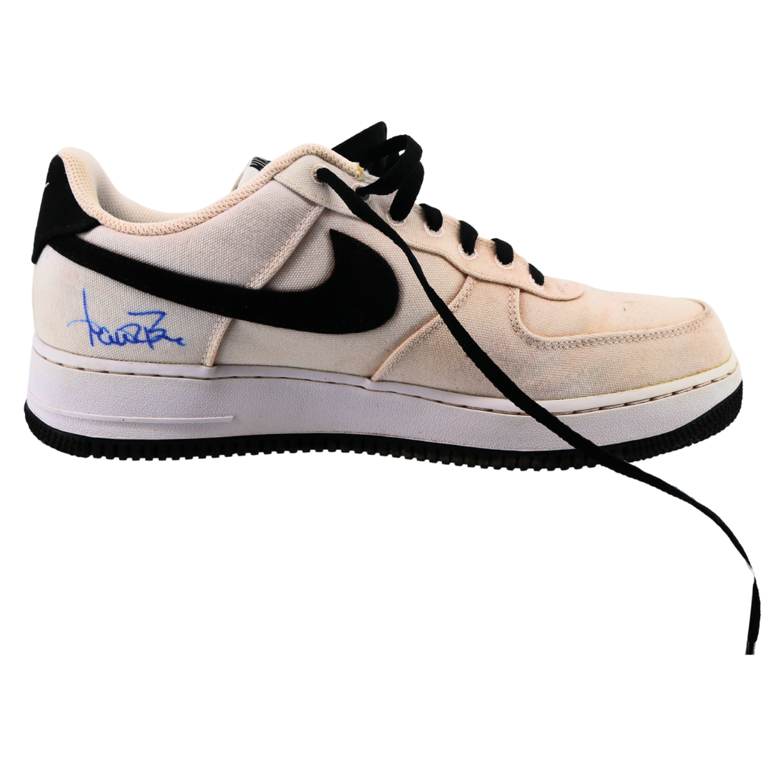 Aaron Boone Yankees Autographed 2025 Game Used Nike Air Force 1 Shoes (CX Auth)