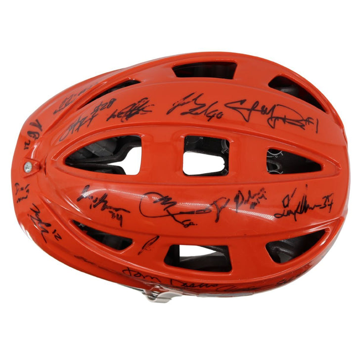 John Desko Syracuse University Men's Lacrosse Cascade Pro-7 Helmet Autographed by Team Orange