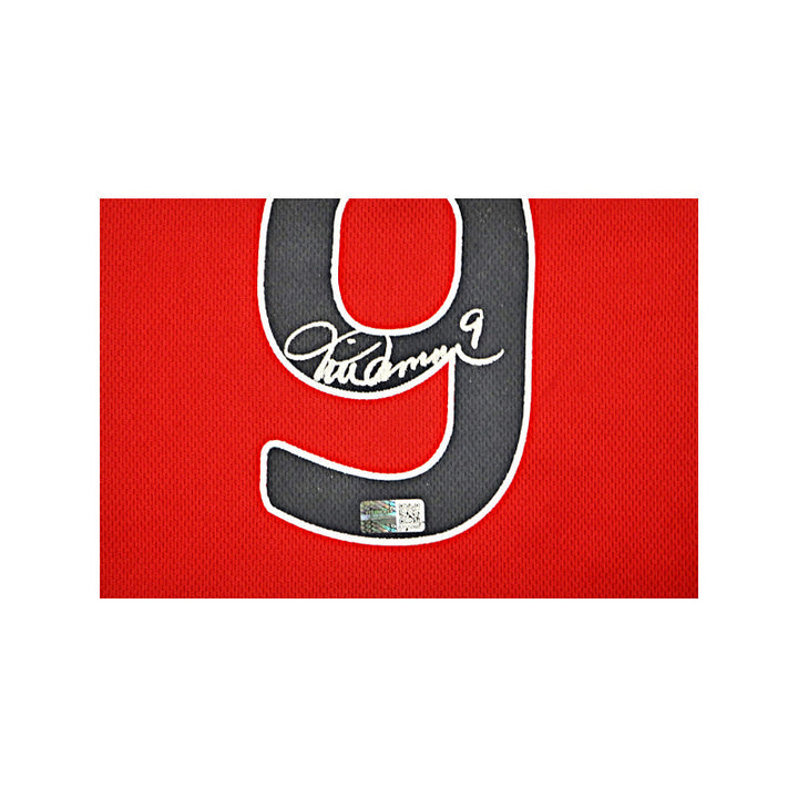 Mia Hamm USWNT Autographed Signed Red Sz L USA Jersey (CX Auth)