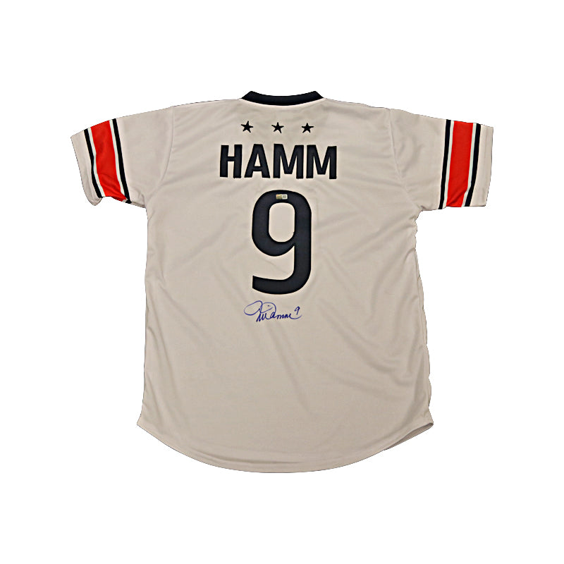 Mia Hamm USWNT Autographed Signed White Custom Sz L USA Jersey (CX Auth)