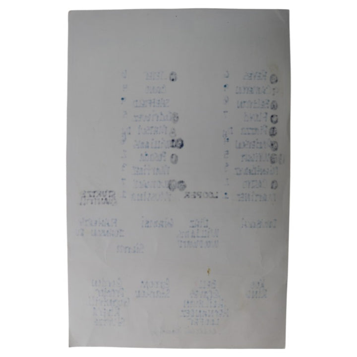 Willie Randolph Yankees Mets Autographed Game Used Lineup Card 6/24/05 MLB Auth/Randolph CX LOA